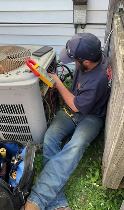 frozen evaporator coil